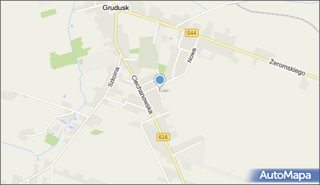 Grudusk, Sienkiewicza Henryka, mapa Grudusk