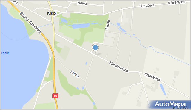 Kikół, Sienkiewicza Henryka, mapa Kikół