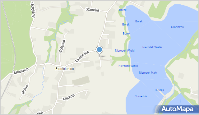 Pierściec, Siewna, mapa Pierściec