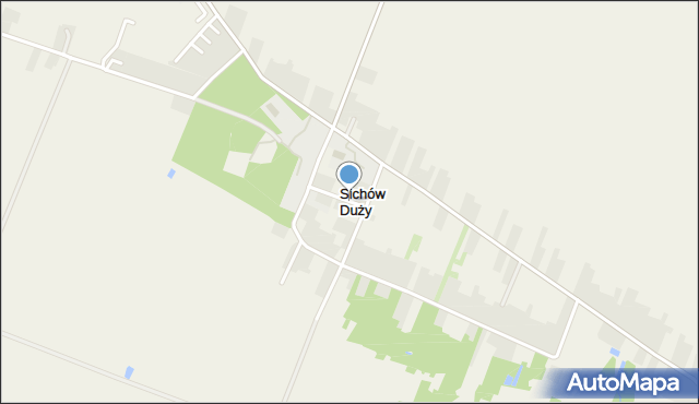 Sichów Duży, Sichów Duży, mapa Sichów Duży