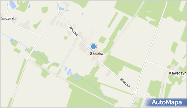 Sieczka, Sieczka, mapa Sieczka