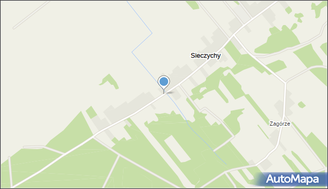 Sieczychy, Sieczychy, mapa Sieczychy