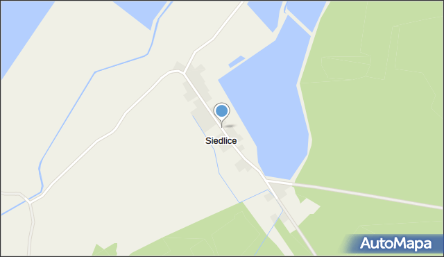 Siedlice gmina Pokój, Siedlice, mapa Siedlice gmina Pokój