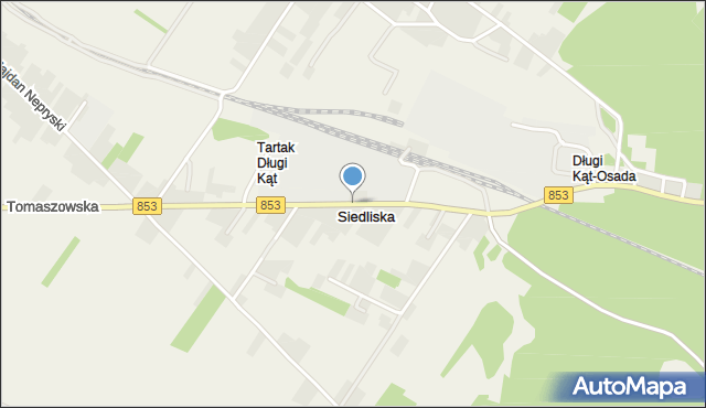 Siedliska gmina Józefów, Siedliska, mapa Siedliska gmina Józefów