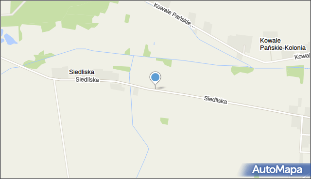 Siedliska gmina Kawęczyn, Siedliska, mapa Siedliska gmina Kawęczyn