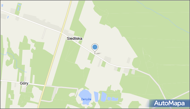 Siedliska gmina Sokolniki, Siedliska, mapa Siedliska gmina Sokolniki