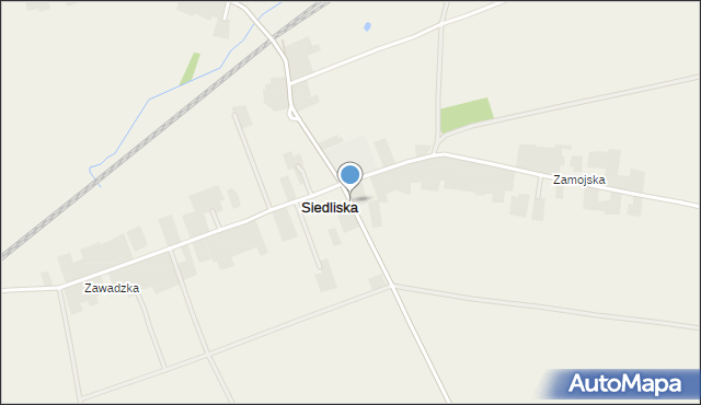 Siedliska gmina Zamość, Siedliska, mapa Siedliska gmina Zamość