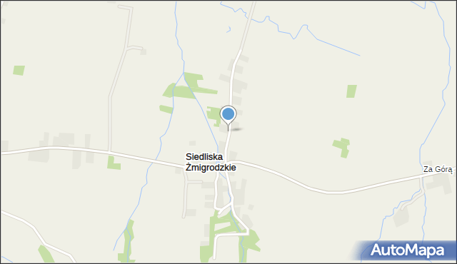 Siedliska Żmigrodzkie, Siedliska Żmigrodzkie, mapa Siedliska Żmigrodzkie