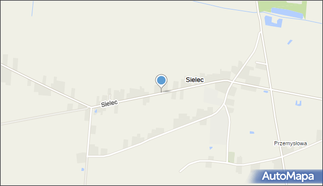 Sielec gmina Leśniowice, Sielec, mapa Sielec gmina Leśniowice