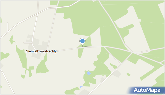 Siemiątkowo-Rechty, Siemiątkowo-Rechty, mapa Siemiątkowo-Rechty