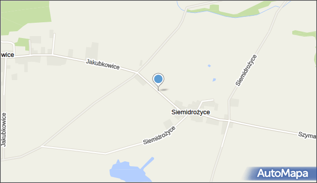 Siemidrożyce, Siemidrożyce, mapa Siemidrożyce