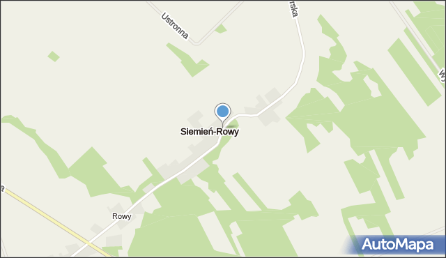 Siemień-Rowy, Siemień-Rowy, mapa Siemień-Rowy