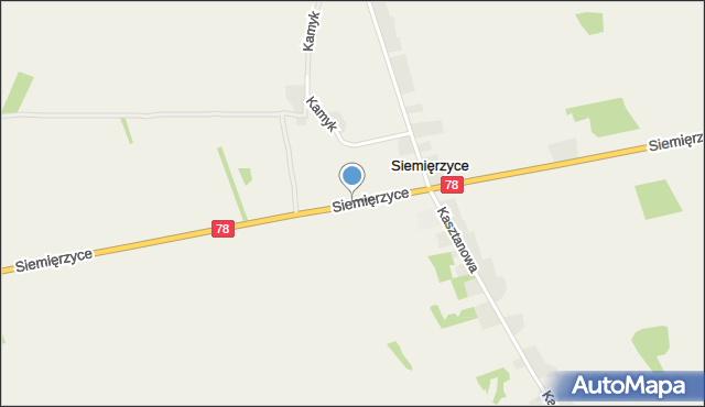 Siemięrzyce, Siemięrzyce, mapa Siemięrzyce