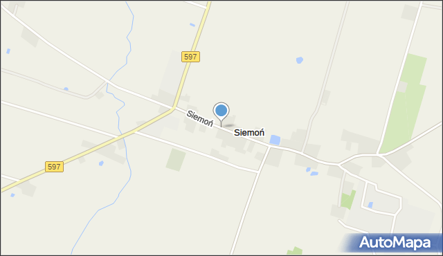 Siemoń, Siemoń, mapa Siemoń