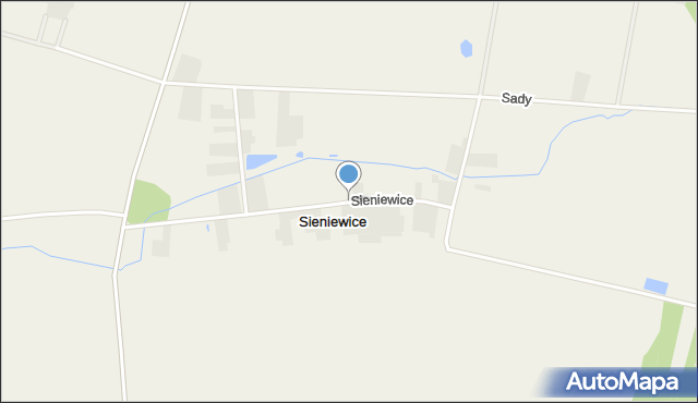 Sieniewice, Sieniewice, mapa Sieniewice