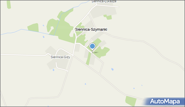 Siennica-Szymanki, Siennica-Szymanki, mapa Siennica-Szymanki