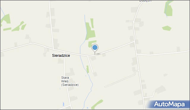 Sieradzice, Sieradzice, mapa Sieradzice