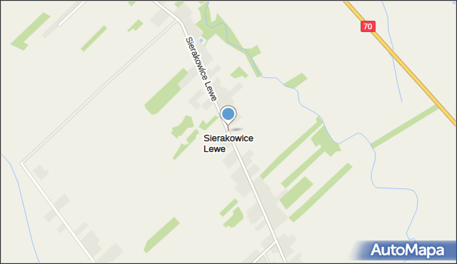 Sierakowice Lewe, Sierakowice Lewe, mapa Sierakowice Lewe