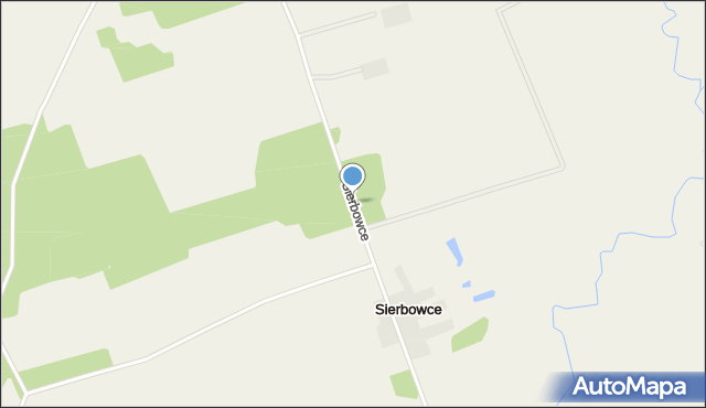 Sierbowce, Sierbowce, mapa Sierbowce
