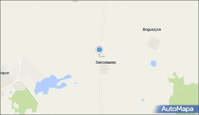 Sierosławiec, Sierosławiec, mapa Sierosławiec