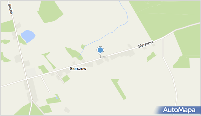 Sierszew, Sierszew, mapa Sierszew