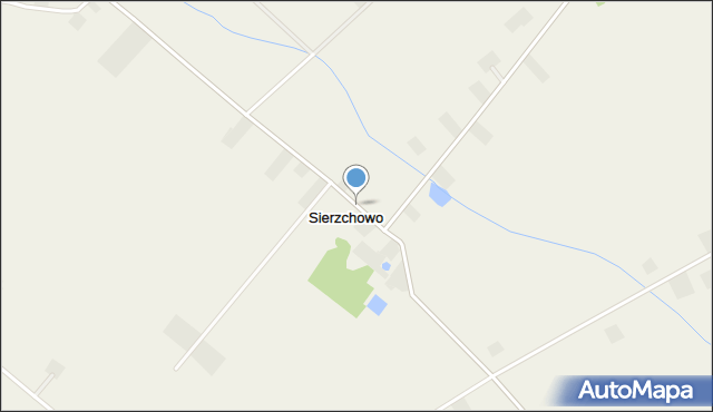 Sierzchowo, Sierzchowo, mapa Sierzchowo
