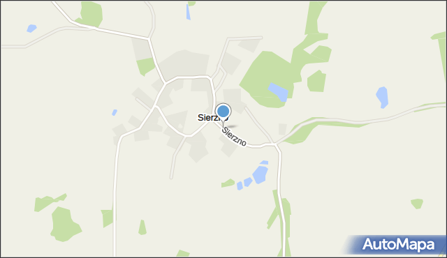 Sierzno, Sierzno, mapa Sierzno