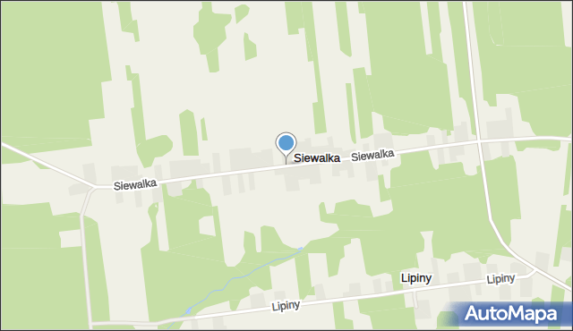 Siewalka, Siewalka, mapa Siewalka