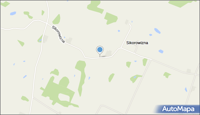 Sikorowizna, Sikorowizna, mapa Sikorowizna