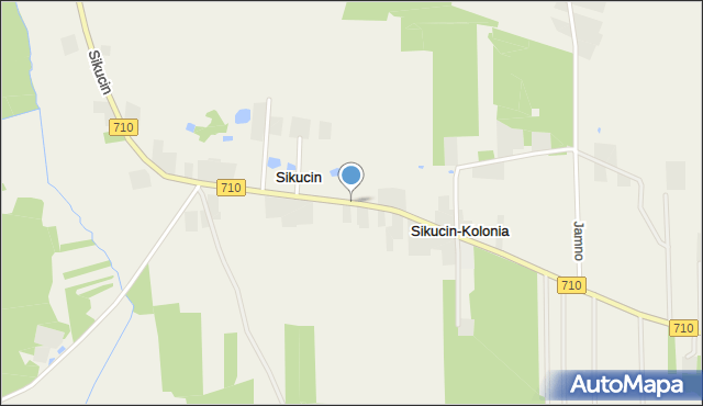 Sikucin-Kolonia, Sikucin-Kolonia, mapa Sikucin-Kolonia