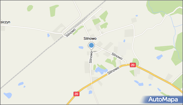 Silnowo, Silnowo, mapa Silnowo