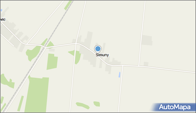 Simuny, Simuny, mapa Simuny