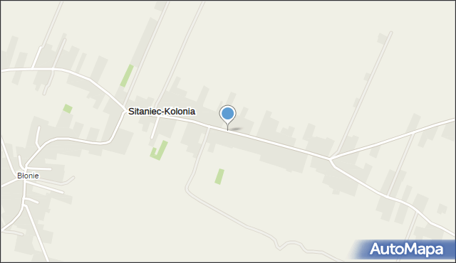 Sitaniec-Kolonia, Sitaniec-Kolonia, mapa Sitaniec-Kolonia