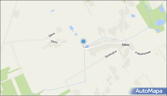 Sitno gmina Wyszków, Sitno, mapa Sitno gmina Wyszków