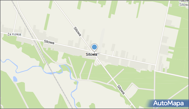 Sitowa, Sitowa, mapa Sitowa