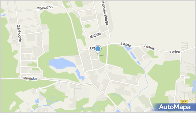 Straszyn, Sienkiewicza Henryka, mapa Straszyn