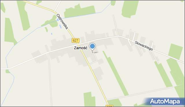 Zamość gmina Troszyn, Sienkiewicza Henryka, mapa Zamość gmina Troszyn