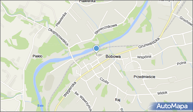 Bobowa powiat gorlicki, Skarpa, mapa Bobowa powiat gorlicki
