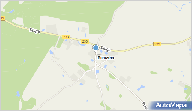 Borowina gmina Przywidz, Skarszewska, mapa Borowina gmina Przywidz