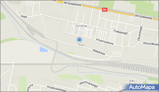 Bytom, Składowa, mapa Bytomia