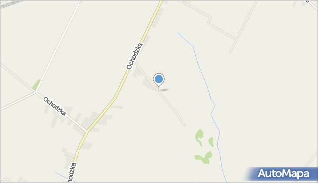 Komprachcice, Skowronkowa, mapa Komprachcice