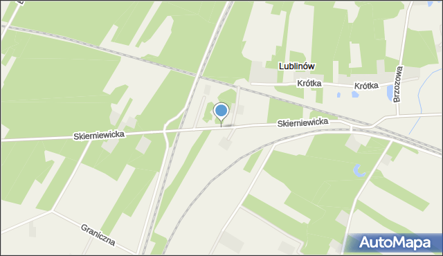 Lublinów, Skierniewicka, mapa Lublinów