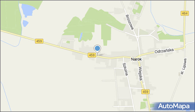 Narok, Skorogoska, mapa Narok