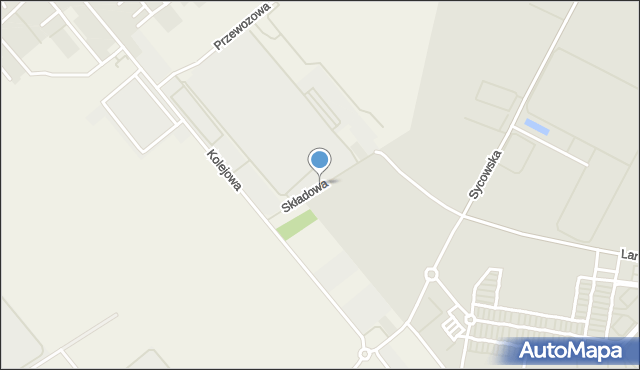 Plewiska gmina Komorniki, Składowa, mapa Plewiska gmina Komorniki