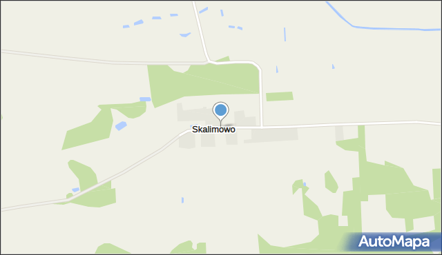 Skalimowo, Skalimowo, mapa Skalimowo