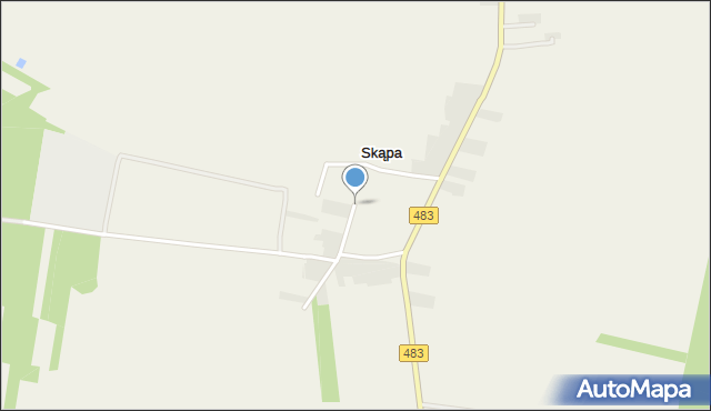 Skąpa, Skąpa, mapa Skąpa