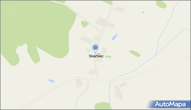 Skarbiec, Skarbiec, mapa Skarbiec