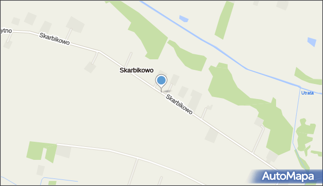 Skarbikowo, Skarbikowo, mapa Skarbikowo