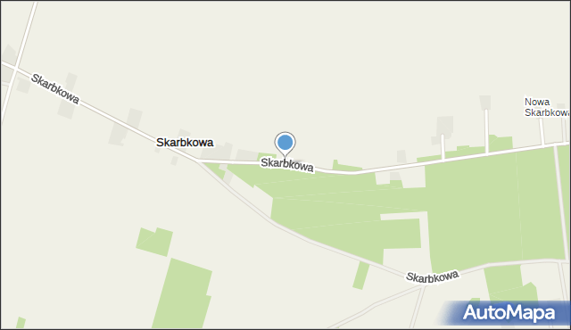 Skarbkowa, Skarbkowa, mapa Skarbkowa