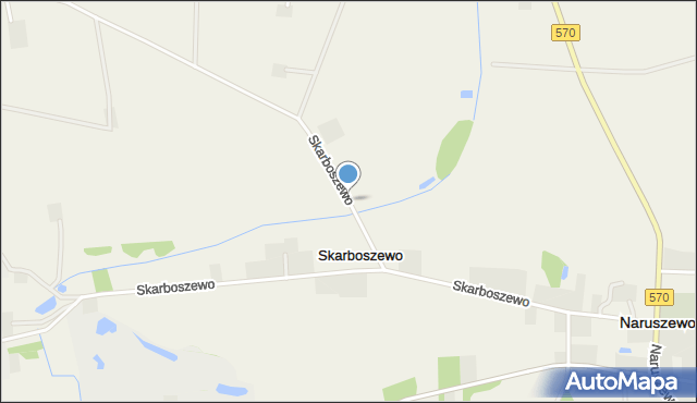 Skarboszewo gmina Naruszewo, Skarboszewo, mapa Skarboszewo gmina Naruszewo